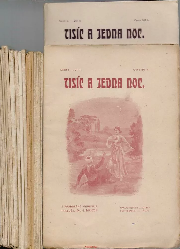 TISÍC a JEDNA NOC z arabského originálu přeložil Dr. J.Mrkos
