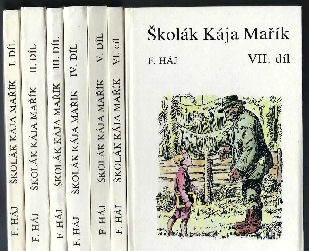 ŠKOLÁK KÁJA MAŘÍK - F. HÁJ - 1-7 díl