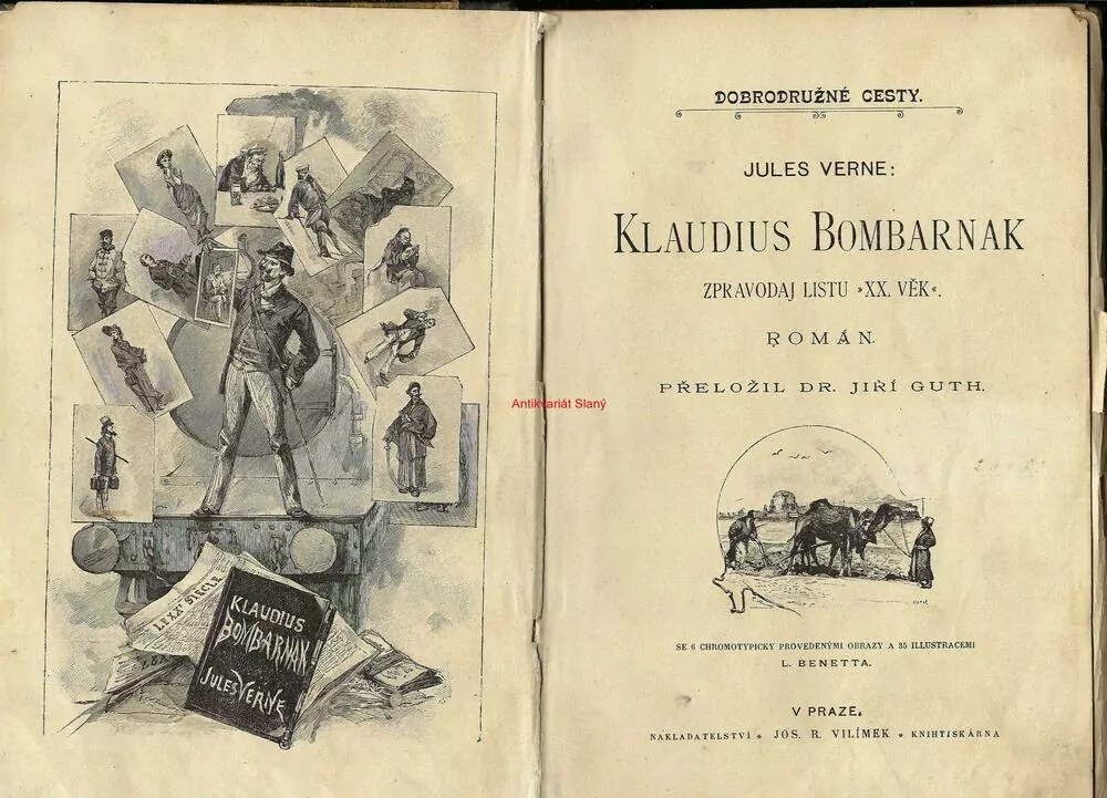 KLAUDIUS BOMBARNAK, zpravodaj listu "XX. VĚK"- Jules VERNE