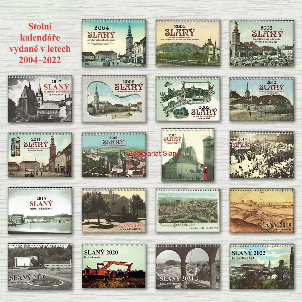 2023 SLANÝ na starých fotografiích a pohlednicích