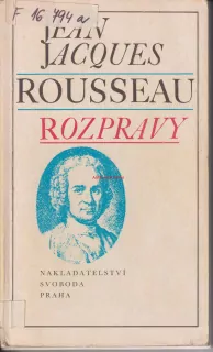 JEAN JACQUES ROUSEAU - ROZPRAVY
