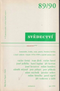 SVĚDECTVÍ