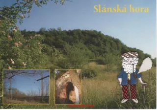 3D pohlednice - Slánská hora 