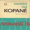 SOUTĚŽNÍ ŘÁD KOPANÉ - VÝBOR FOTBALOVÉHO SVAZU 
