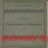 ABRÉGE DE GRAMMAIRE FRANCAISE 