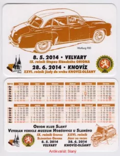 2014 0rion klub Slaný, IX.ročník Velvary,XXVI.ročník Knovíz, 