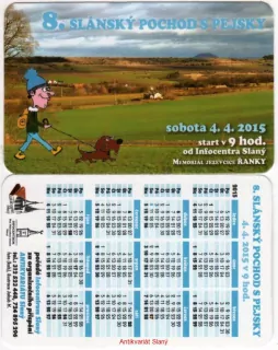 2015 8.Slánský pochod s pejsky 4.4.15