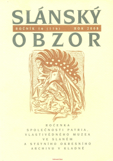 SLÁNSKÝ OBZOR- ročník 16, rok 2008