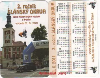 2011 - 2.ročník SLÁNSKÝ OKRUH