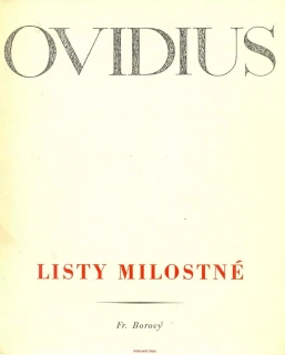 Ovidius- LISTY MILOSTNÉ HEROIDES