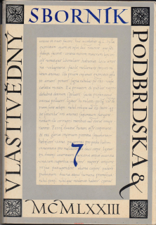 VLASTIVĚDNÝ SBORNÍK PODBRDSKA 7