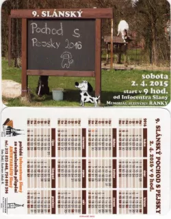 2016 9.Slánský pochod s pejsky 2.4.2016
