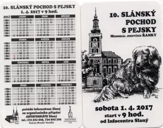 2017 10.Slánský pochod s pejsky 1.4.2017