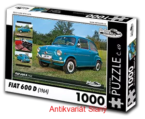 FIAT 600D (1964) 1000 dílků