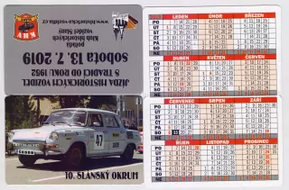 2019 10.Slánský okruh, jízda historických vozidel s tradicí